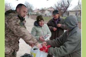 Pastor Dima and Sveta - army chaplains bringing aid