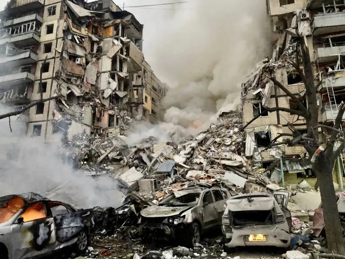 destroyed building during ceasefire